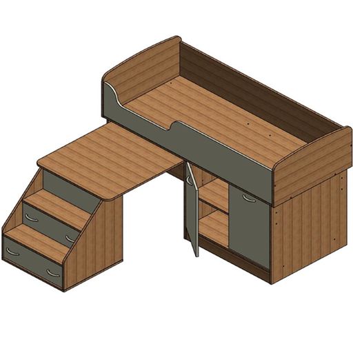 Кровать-чердак «Дюймовочка 2»